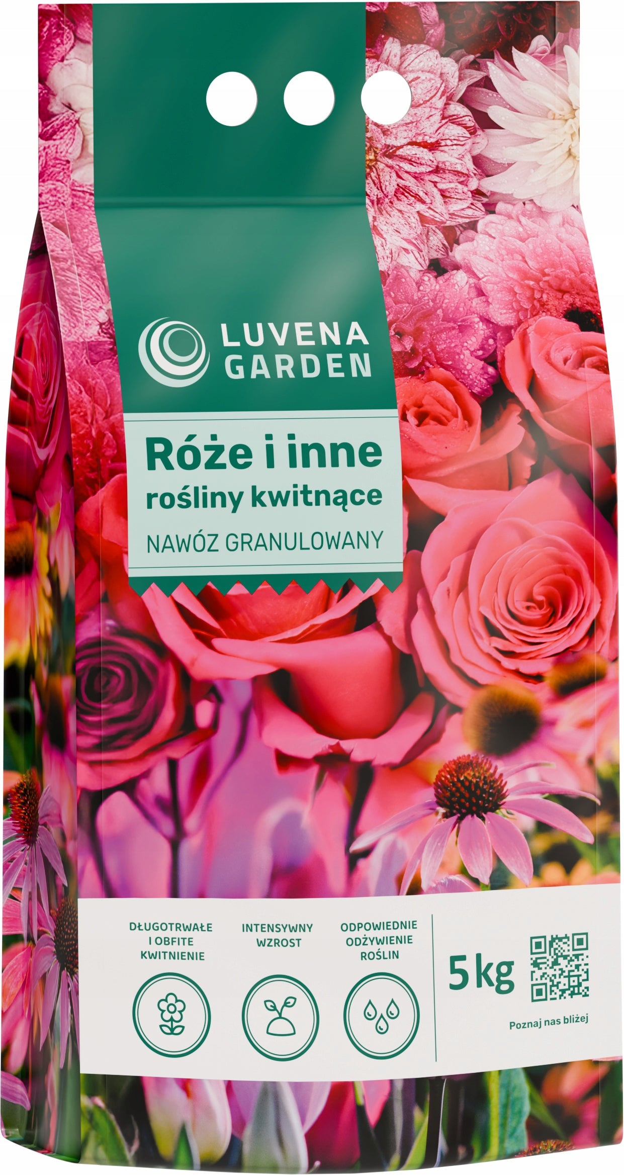 FERTILIZER FOR ROSES OF FLOWERING PLANTS LONG-ACTING LUVENA GARDEN 5KG