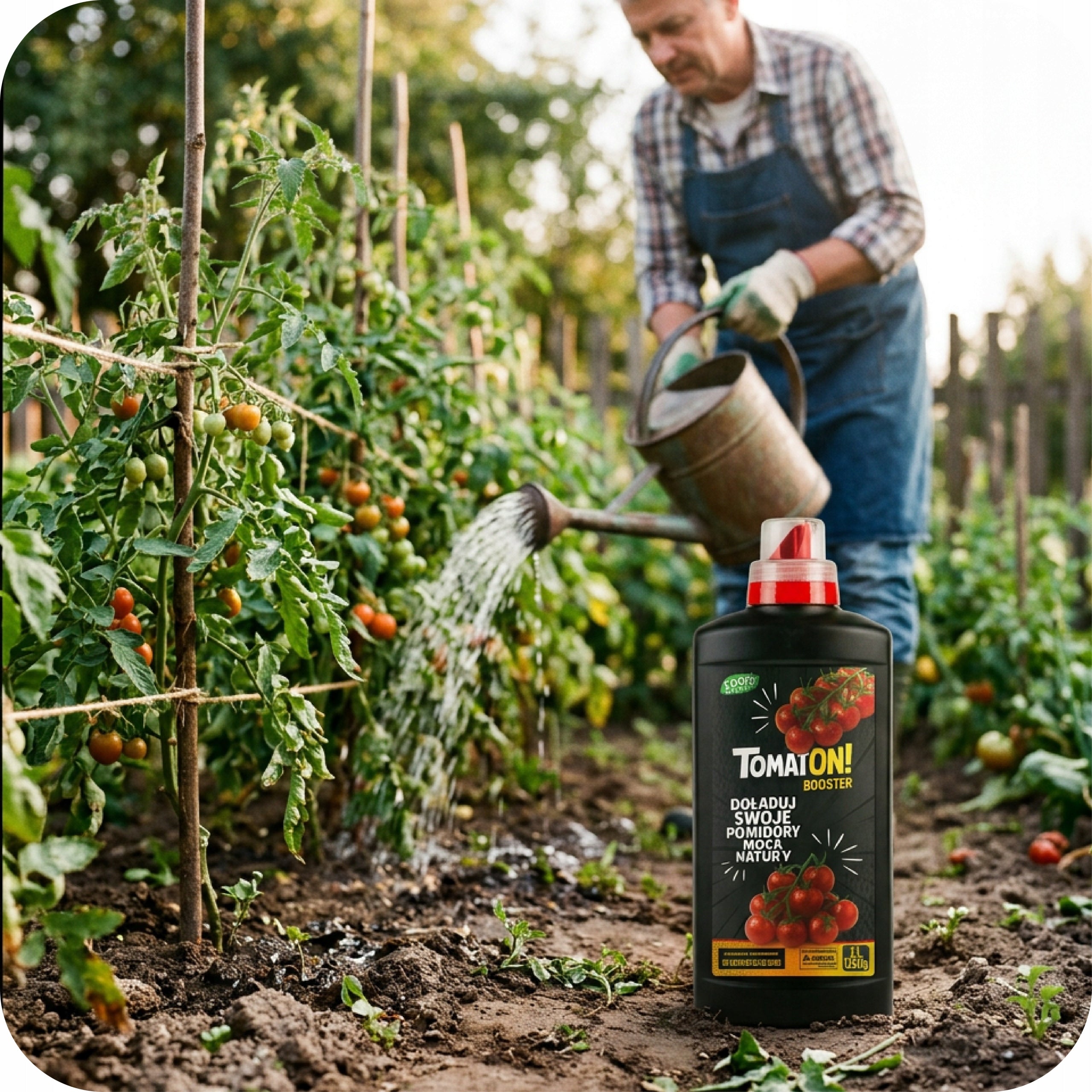 FERTILIZER FOR TOMATOES TomatON! Booster 1l ORGANIC NATURAL FOR VEGETABLES Form liquid