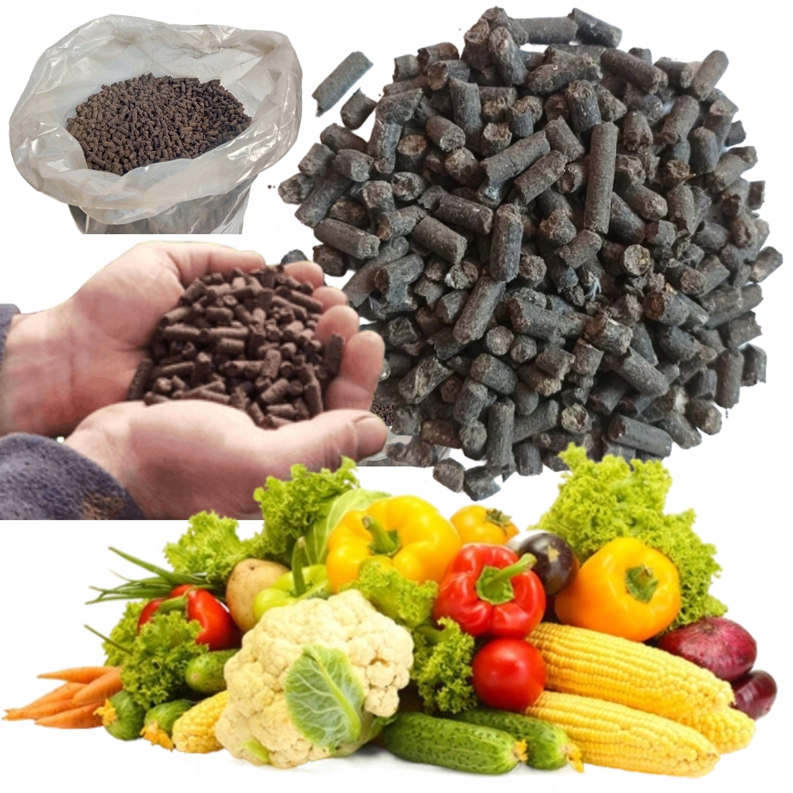 FERTILIZER MANURE GRANULATED IN SPRING 20kg TREE VEGETABLES NATURAL PLANTS Packaging status original