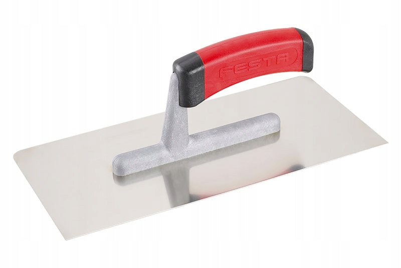 FESTA Hladítko nerez gumová rukojeť 280x130mm 2oblé rohy 31148.01
