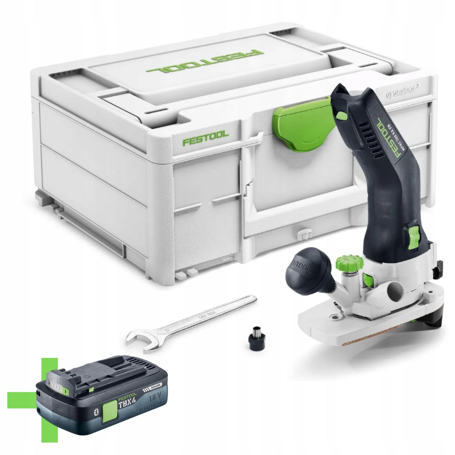 FESTOOL Edge milling machine MFKC 700 KA EB-Basic + TBX 4,0AH BATTERY