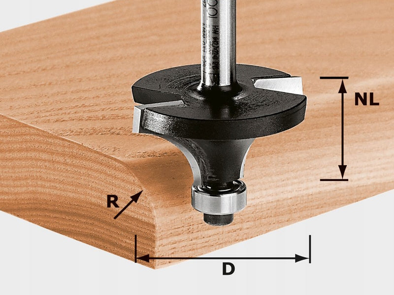 Suapvalinimo freza Festool HW S8 D42,7/R15 KL 491017