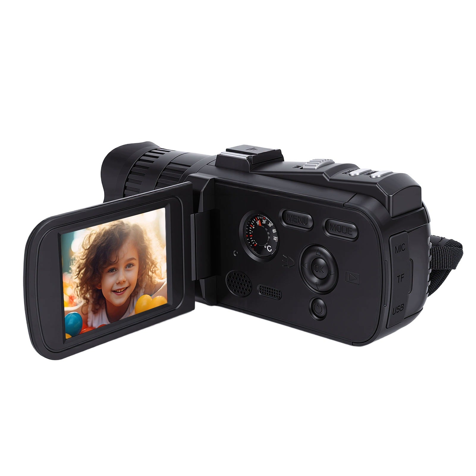 FHD 24MP 1080P Digital Video Camera with 18x Zoom and U6