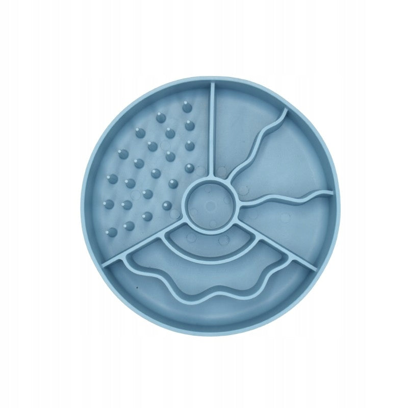 FIBOO SLOW FIBOOWL Slowing Bowl for Medium Dogs - Blue