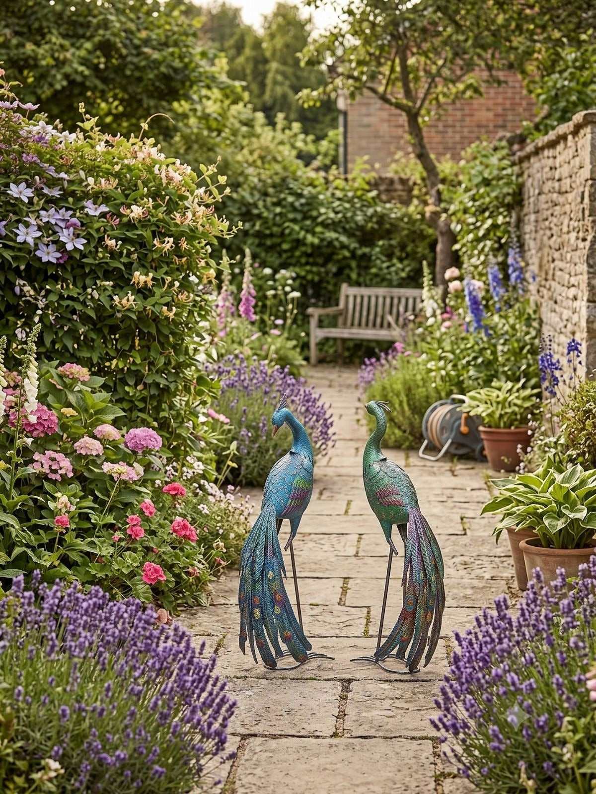 FIGURINE DECORATION 78 CM DECORATIVE FOR GARDEN SET COUPLE Manufacturer Boltze