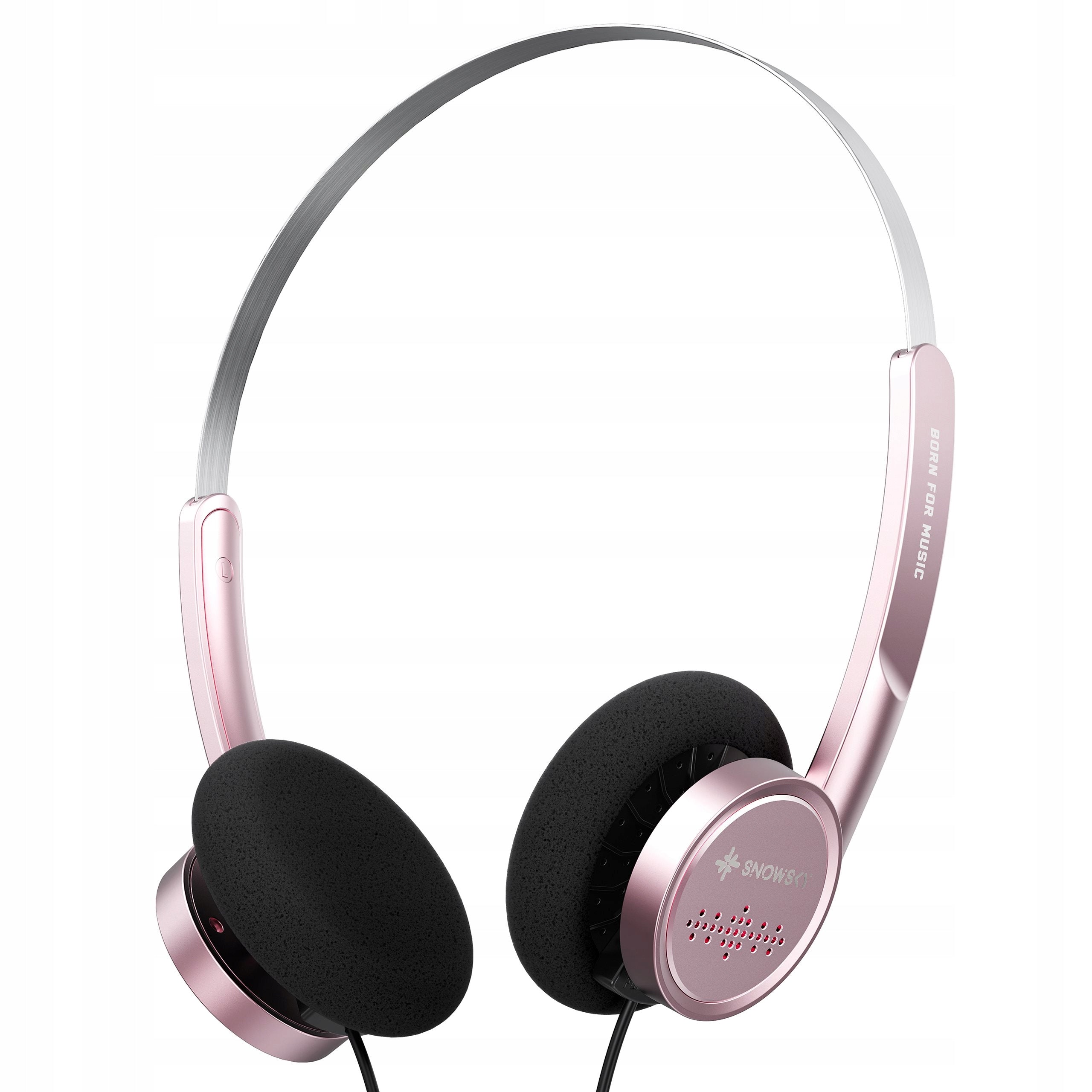 FIIO SNOWSKY WIND SEMI-OPEN ON-EAR HEADPHONES WITH RETRO PINK MICROPHONE