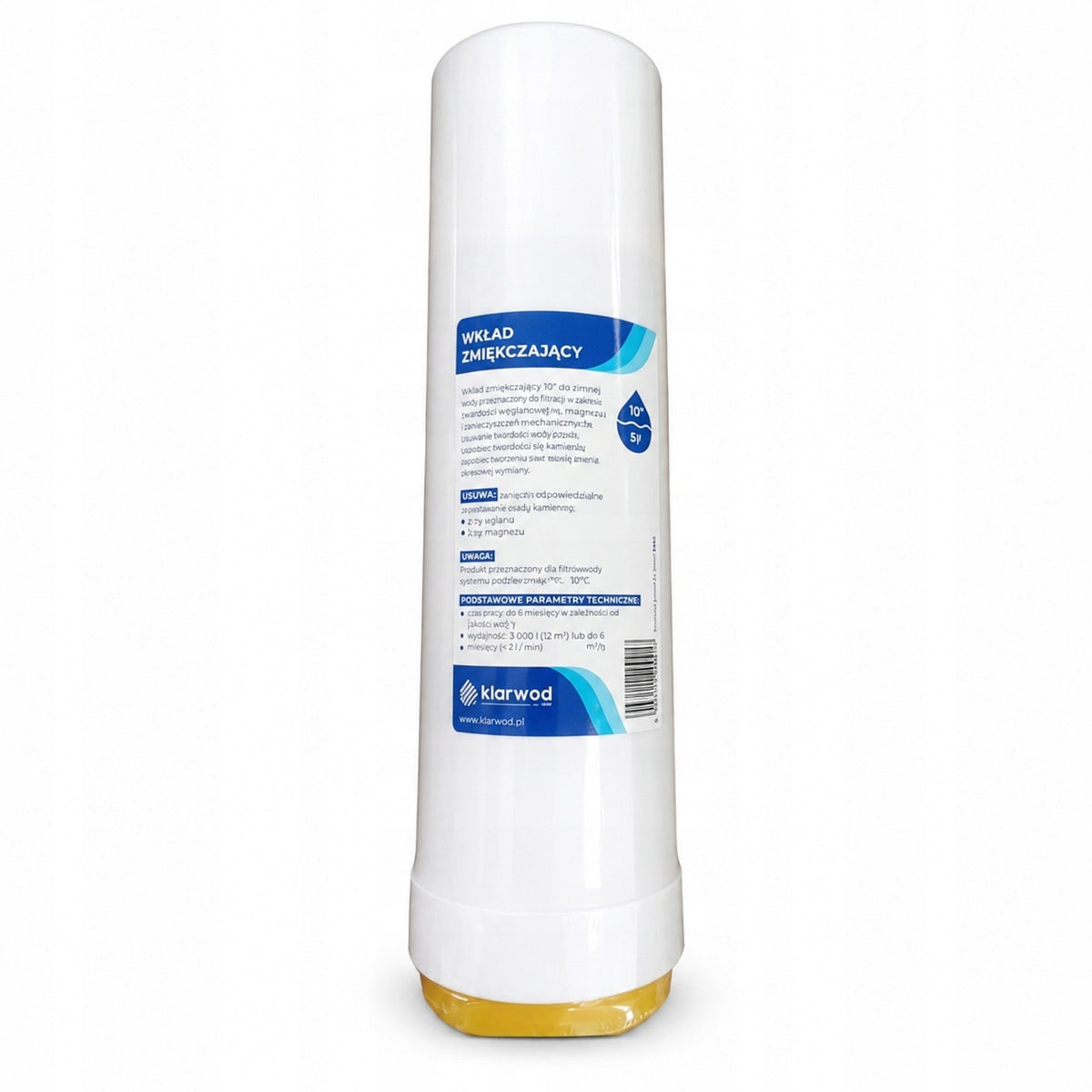 FILTER 10" SOFTENER CARTRIDGE ST10 FIGHT STONE ion exchange resin 235
