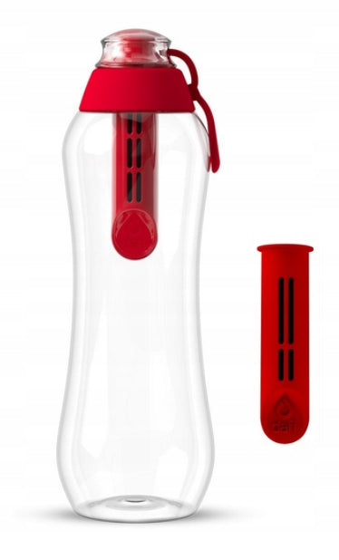 FILTER BOTTLE DAFI 0,5L + 2 FILTERS RED
