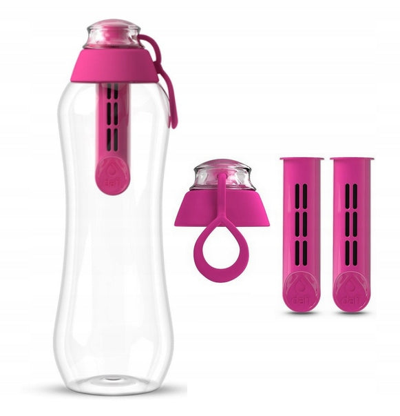 FILTER BOTTLE DAFI 0,5L + 3 FILTERS PINK