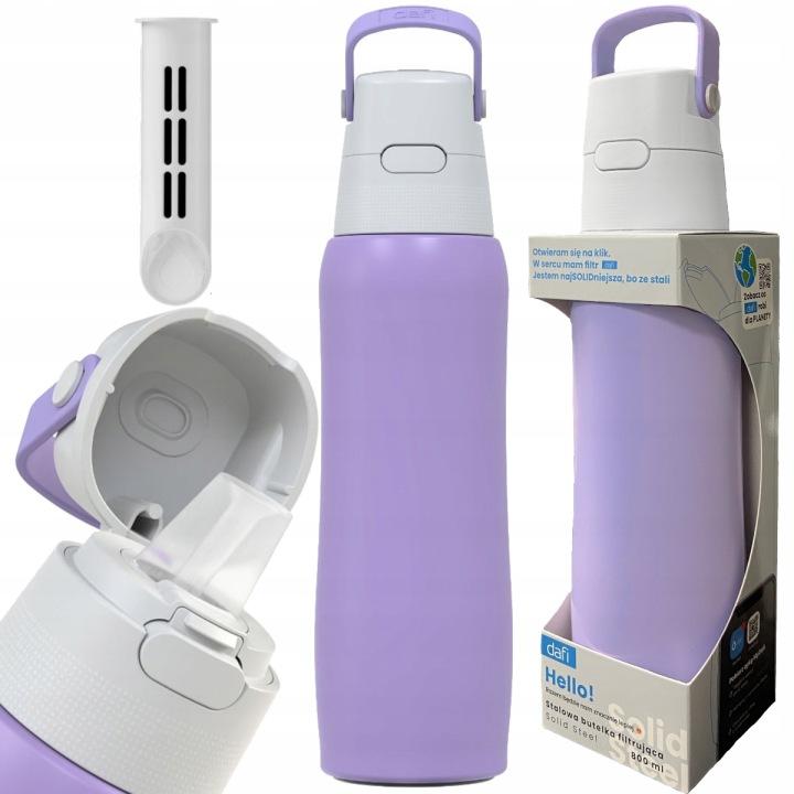 FILTER BOTTLE DAFI SOLID STEEL 800 ML LAVENDER STAINLESS STEEL