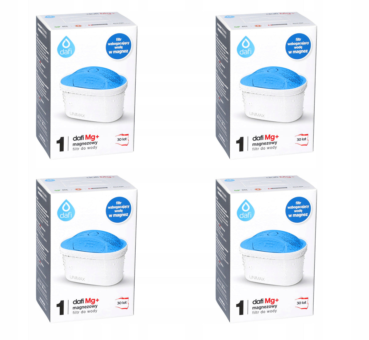 FILTER CARTRIDGE DAFI UNIMAX 4PCS MAGNESIUM MG+ ORIGINAL