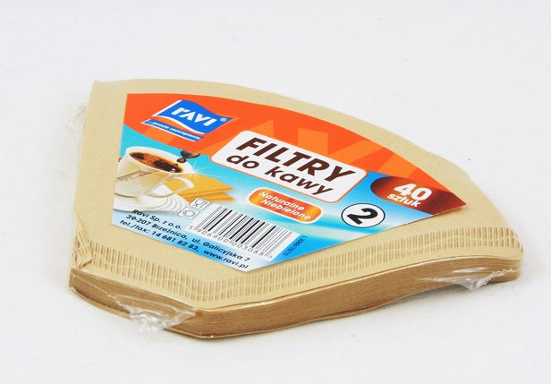 FILTER FUNNEL FILTERS FOR BREWING COFFEE 2 40PCS EAN (GTIN) 5906900003088