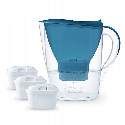 FILTER JUG AQUALOGIS + 3 CARTRIDGES FOR JUG