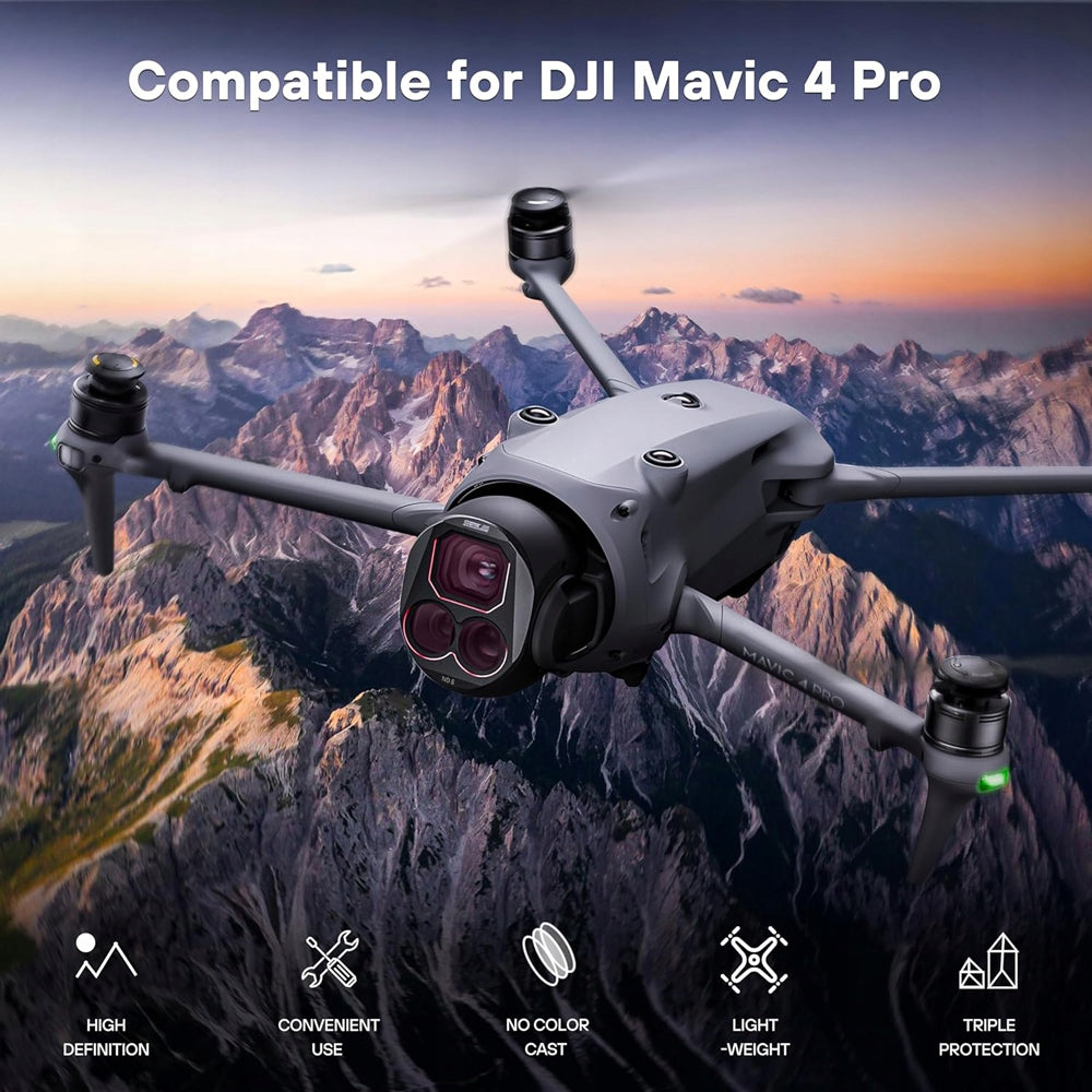 FILTER SET FOR MAVIC 4 PRO ACCESSORIES,ND8/32/64/CPL DRONE LENS FILTERS EAN (GTIN) 718025681288