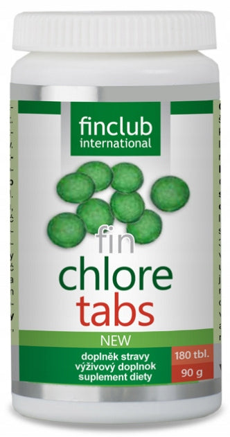 FIN CHLORETABS FINCLUB Alga Chlorella Detox Purification 180 TABLETS
