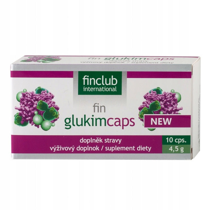 FIN GLUCIMCAPS FINCLUB Wellmune beta-glucan + vitamin D3 resistance 10 kaps. Expiration date at least 3 months from the date of purchase