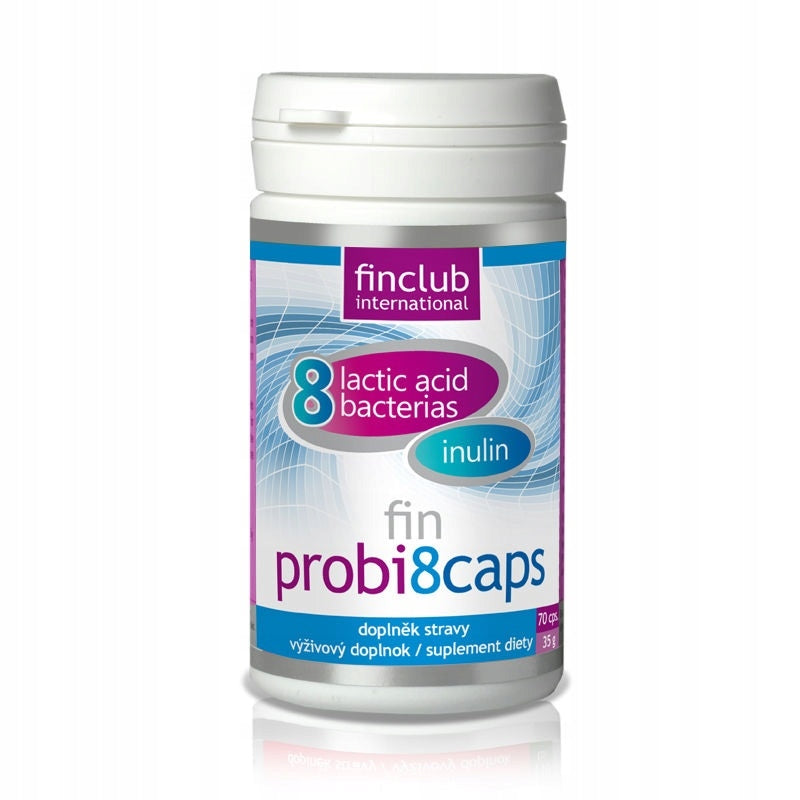 FINCLUB Probi8caps Probiotics and inulin 70 kaps Probi 8Caps