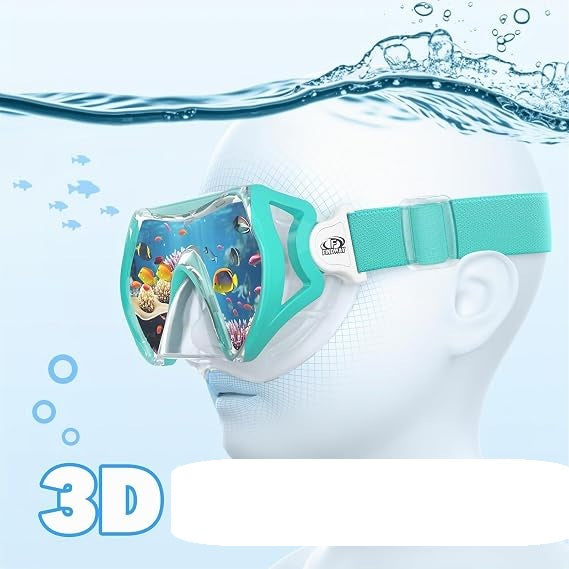 FINDWAY Children's Diving Mask 6-16 Years 180° HD Model FINDWAY