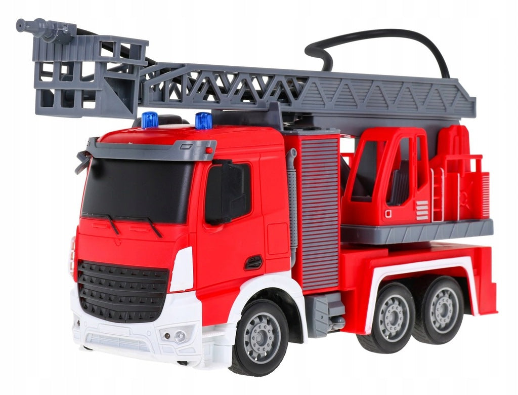 FIRE BRIGADE CAR FIRE TRUCK AUTO FIREFIGHTER CONTROLLED PILOT LARGE Kind driving