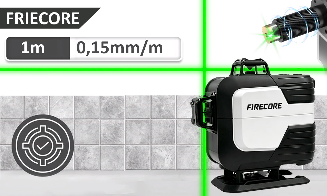 FIRECORE 16 LINES 4D LASER LEVEL 360 ELECTRONIC SELF-LEVELING F94 EL Manufacturer code F94 EL