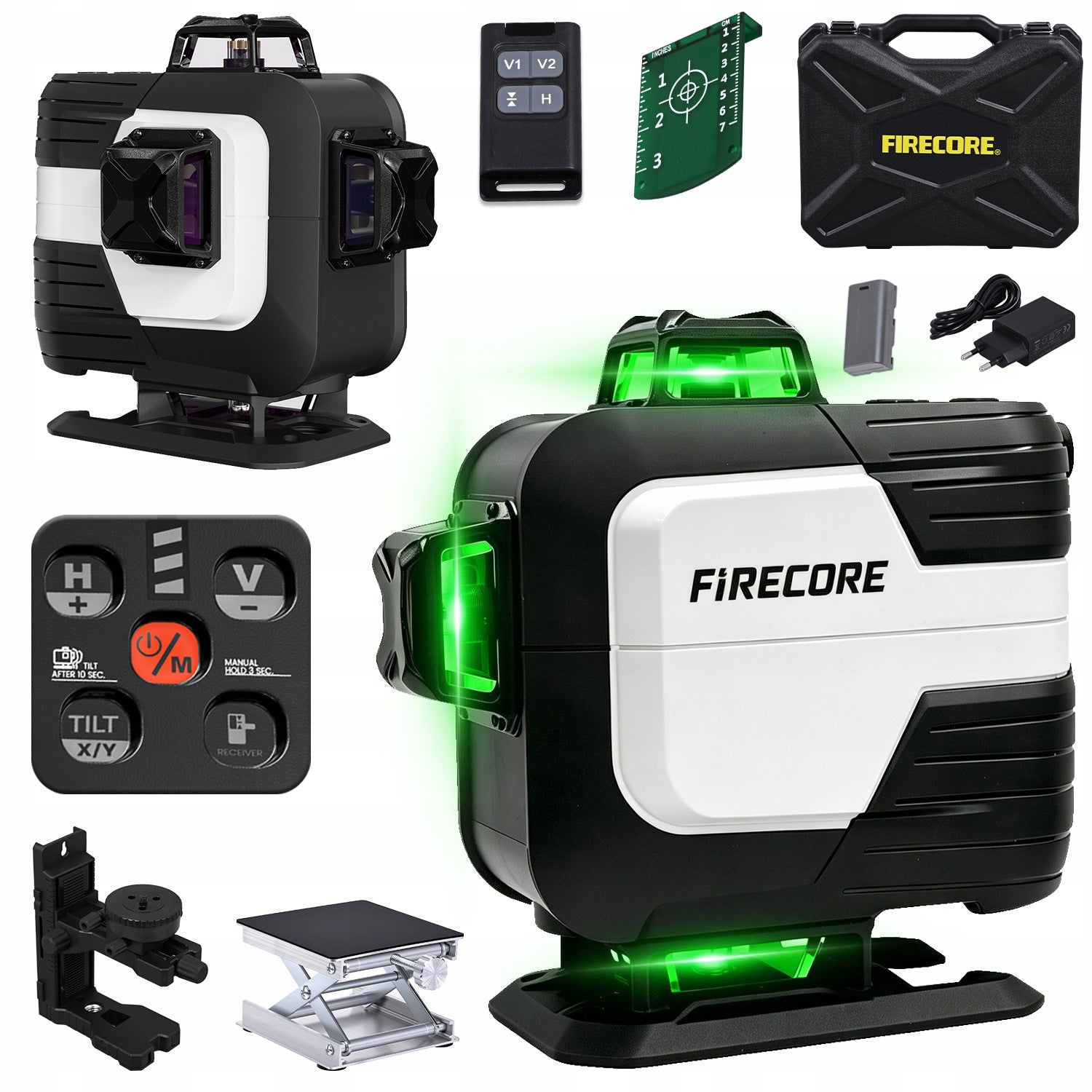 FIRECORE 16 LINES 4D LASER LEVEL 360 ELECTRONIC SELF-LEVELING F94 EL