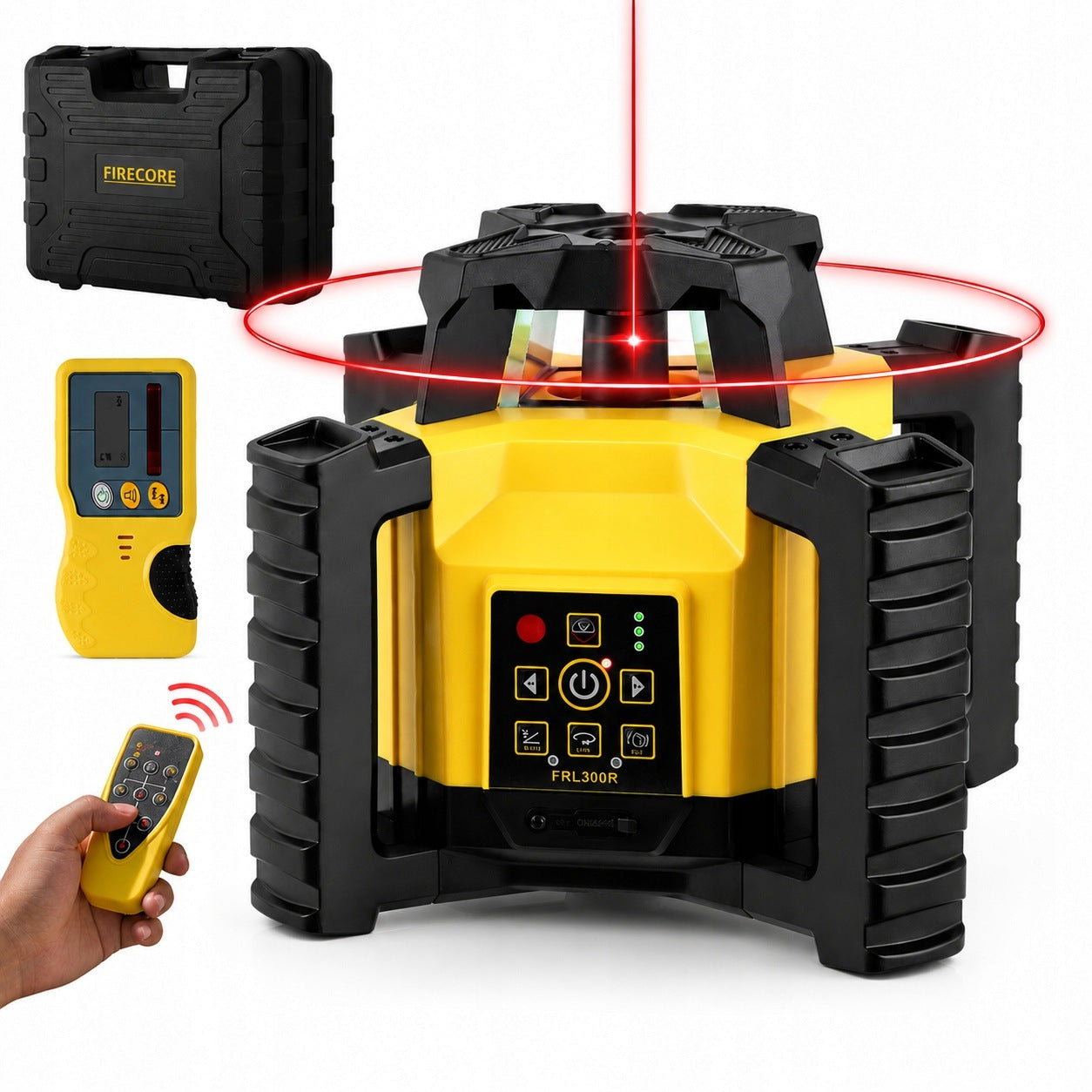 FIRECORE FRL300R PROFESSIONAL GEODESIC ROTARY LASER LEVELER