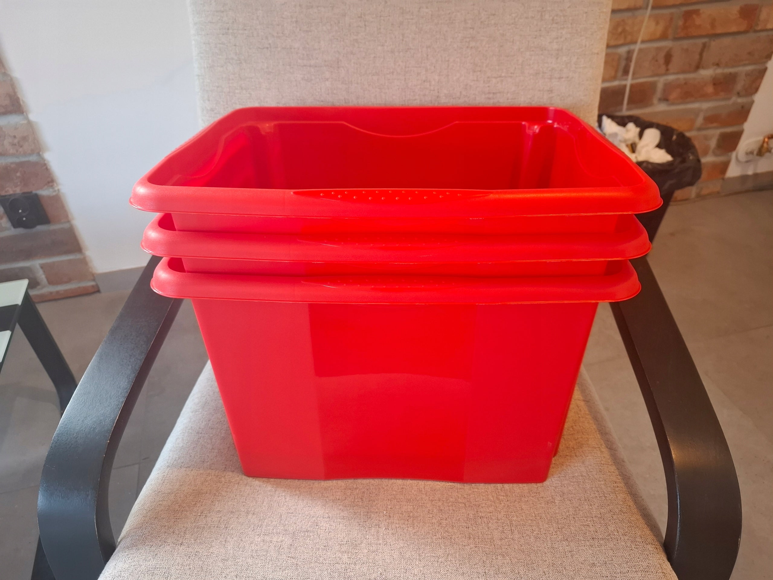 FIREFIGHTER SAM 3 BOXES PLASTIC TOY CONTAINERS 3 PIECES KEEEPER 30L Brand Keeeper