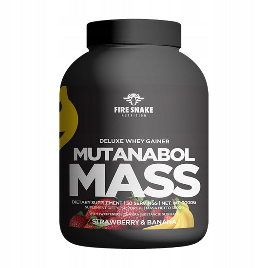 FIRESNAKE DELI WHEY MASS GAINER 3000G PROTEIN 20% WAXY MAIZE WPC WPI Tru-Ban
