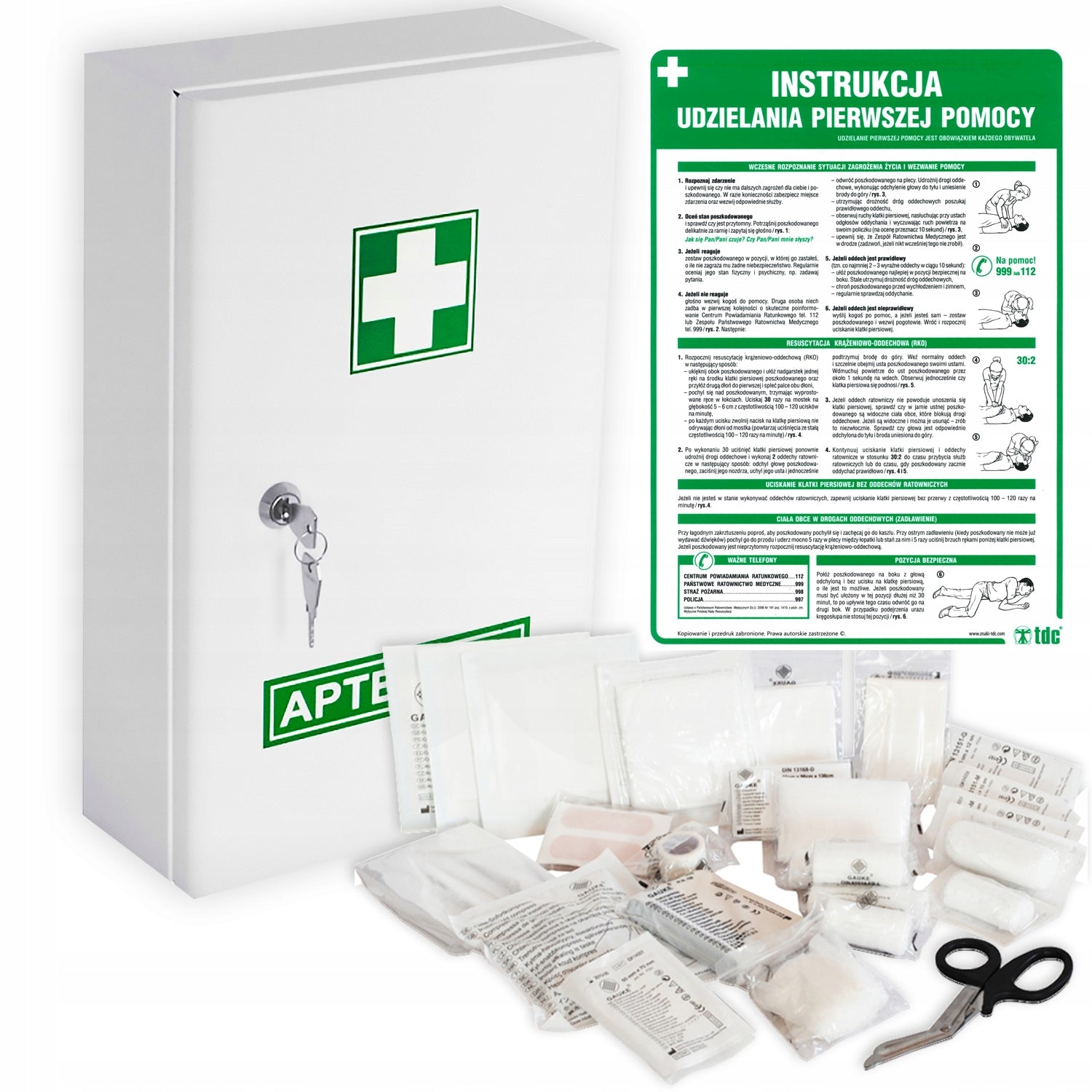 FIRST AID KIT FIRST AID INSTRUCTIONS