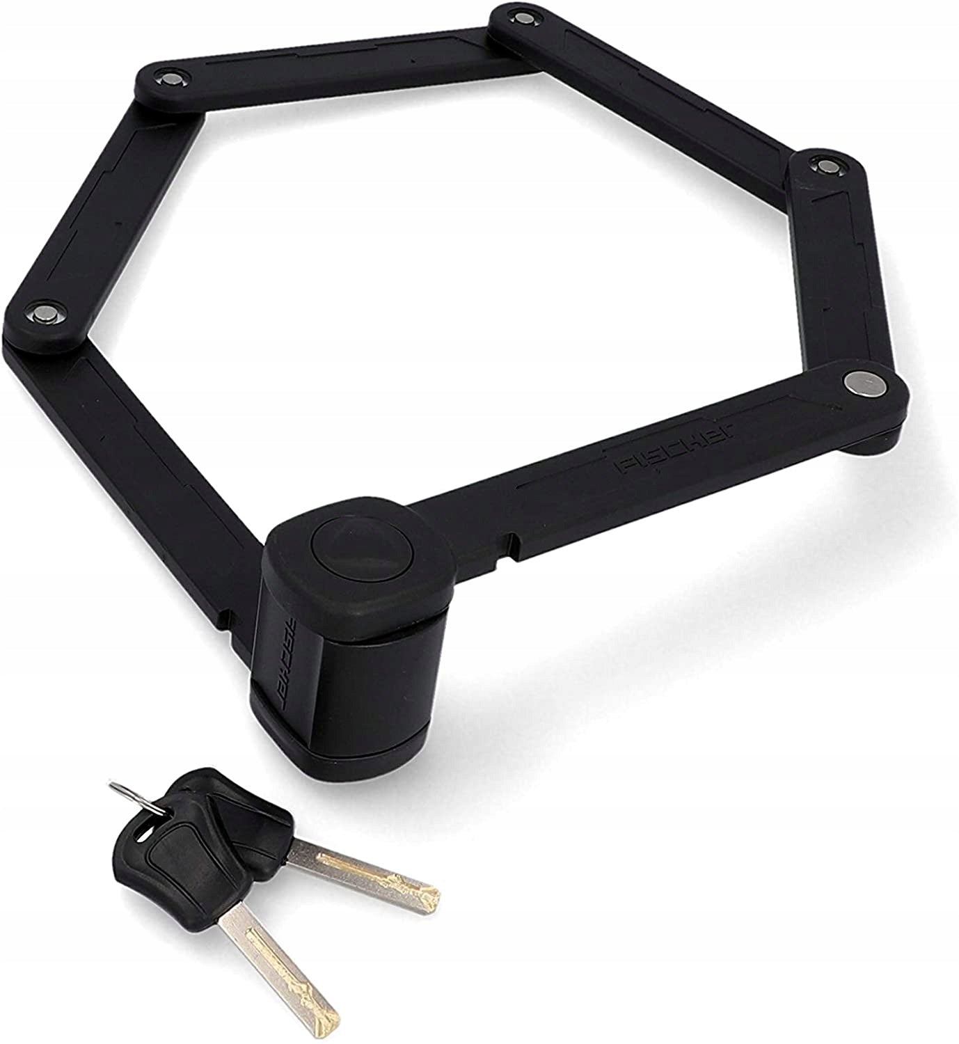 FISCHER Bicycle Clasp FOLDING 85 cm Lock for Bike with Key STRONG Manufacturer code 85852
