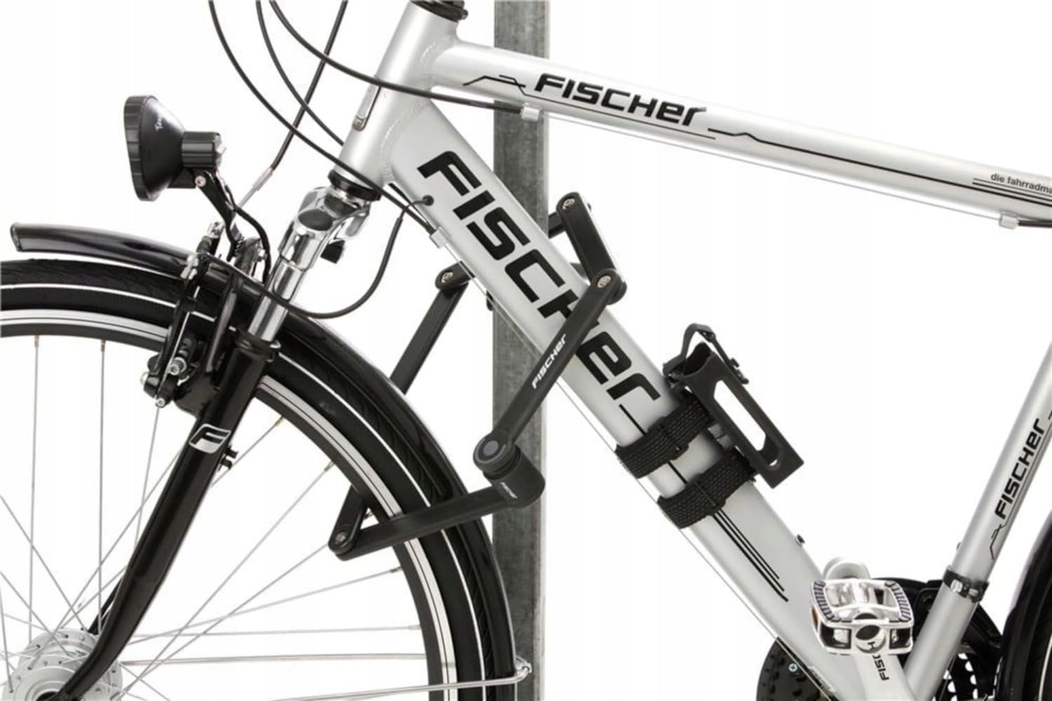 FISCHER Bicycle Clasp FOLDING 85 cm Lock for Bike with Key STRONG Weight 980 g