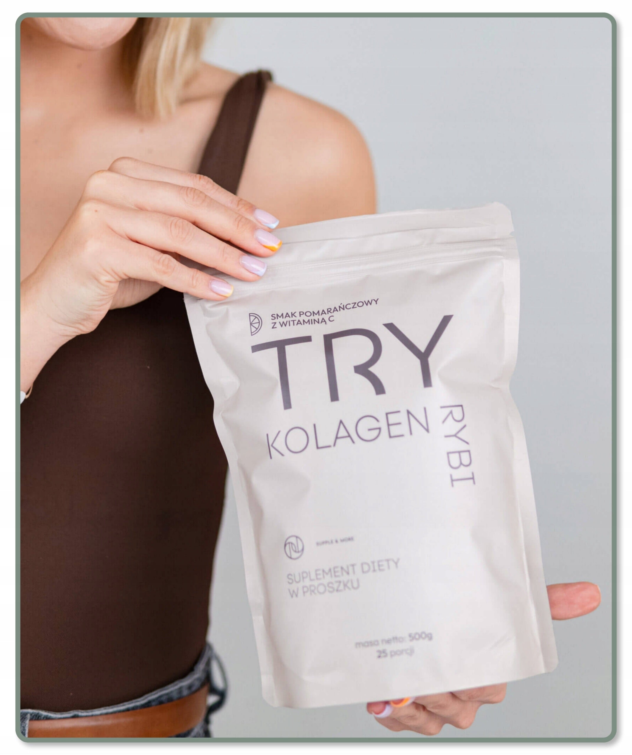 FISH COLLAGEN 500g 100% WITH VITAMIN C - 20 000 mg THE PUREST FORM OF TRY Form powder