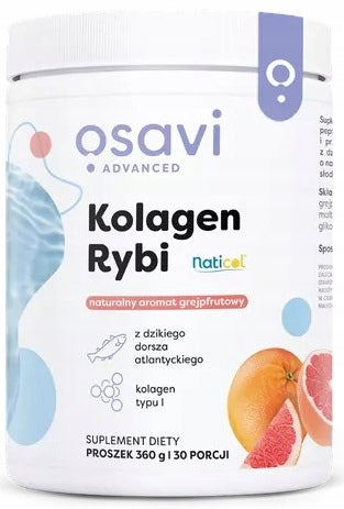 FISH COLLAGEN FROM COD GRAPEFRUIT POWDER 360G 30 SERVINGS NATICOL OSAVI Medical device no