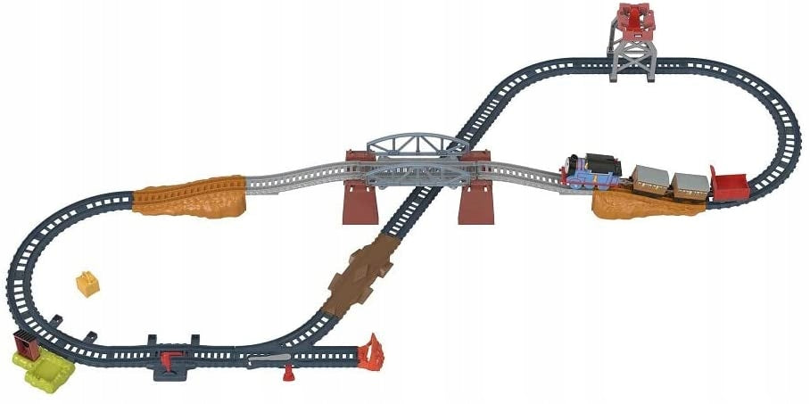 Gleis 3 in 1 mit der motorisierten Dampfeisenbahn „Thomas and Friends“, HGX64