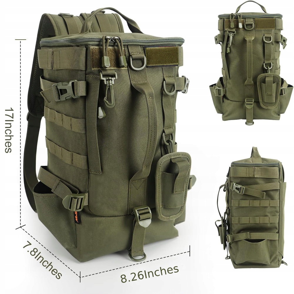 FISHING BACKPACK BAITS FISHING BAG FISHING COVER LURE BAG -- GREEN Manufacturer code HMDYSJB-GRE