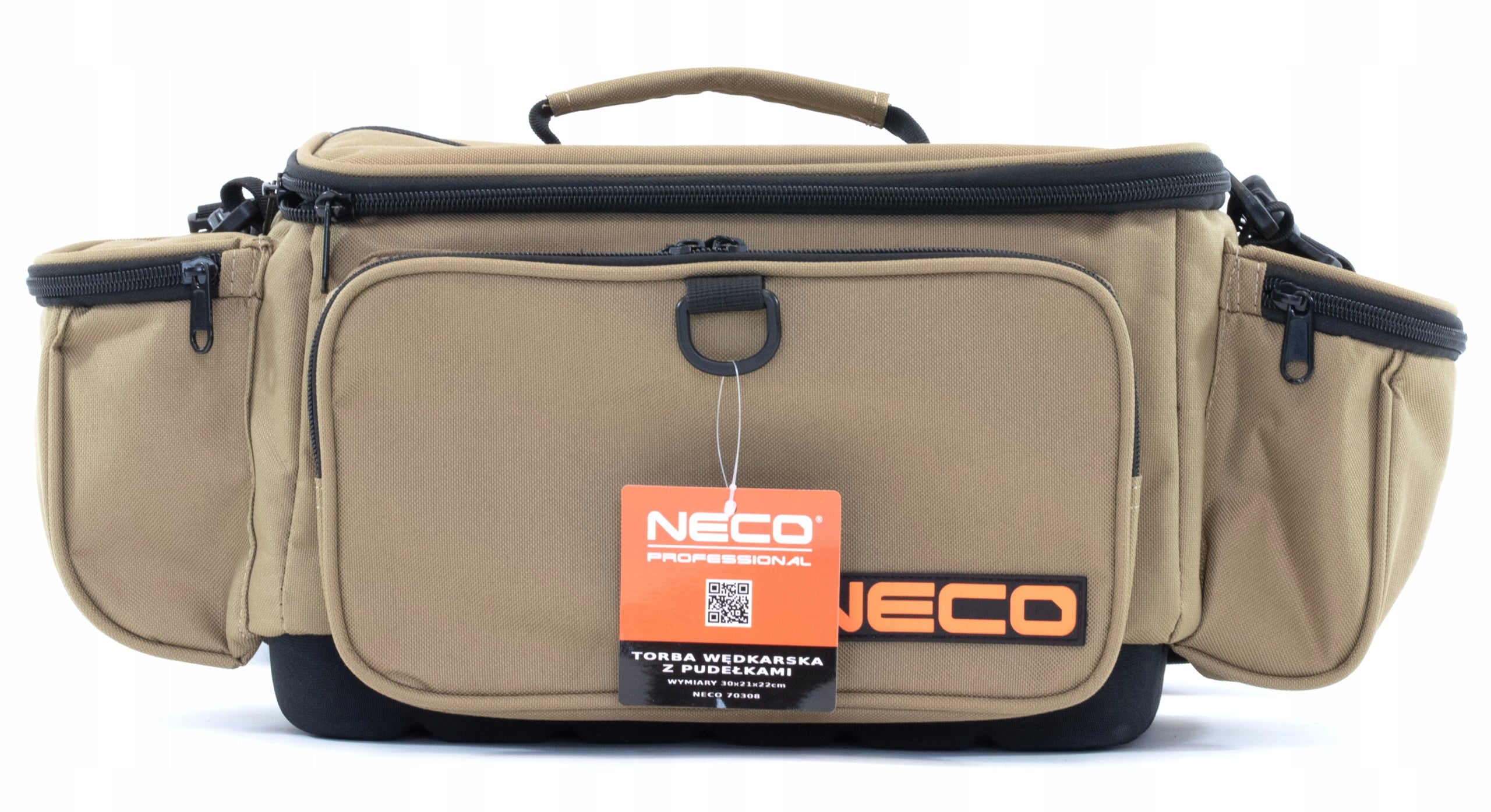 FISHING BAG 4 BOXES RIGID BOTTOM 22X46X25CM Brand Neco