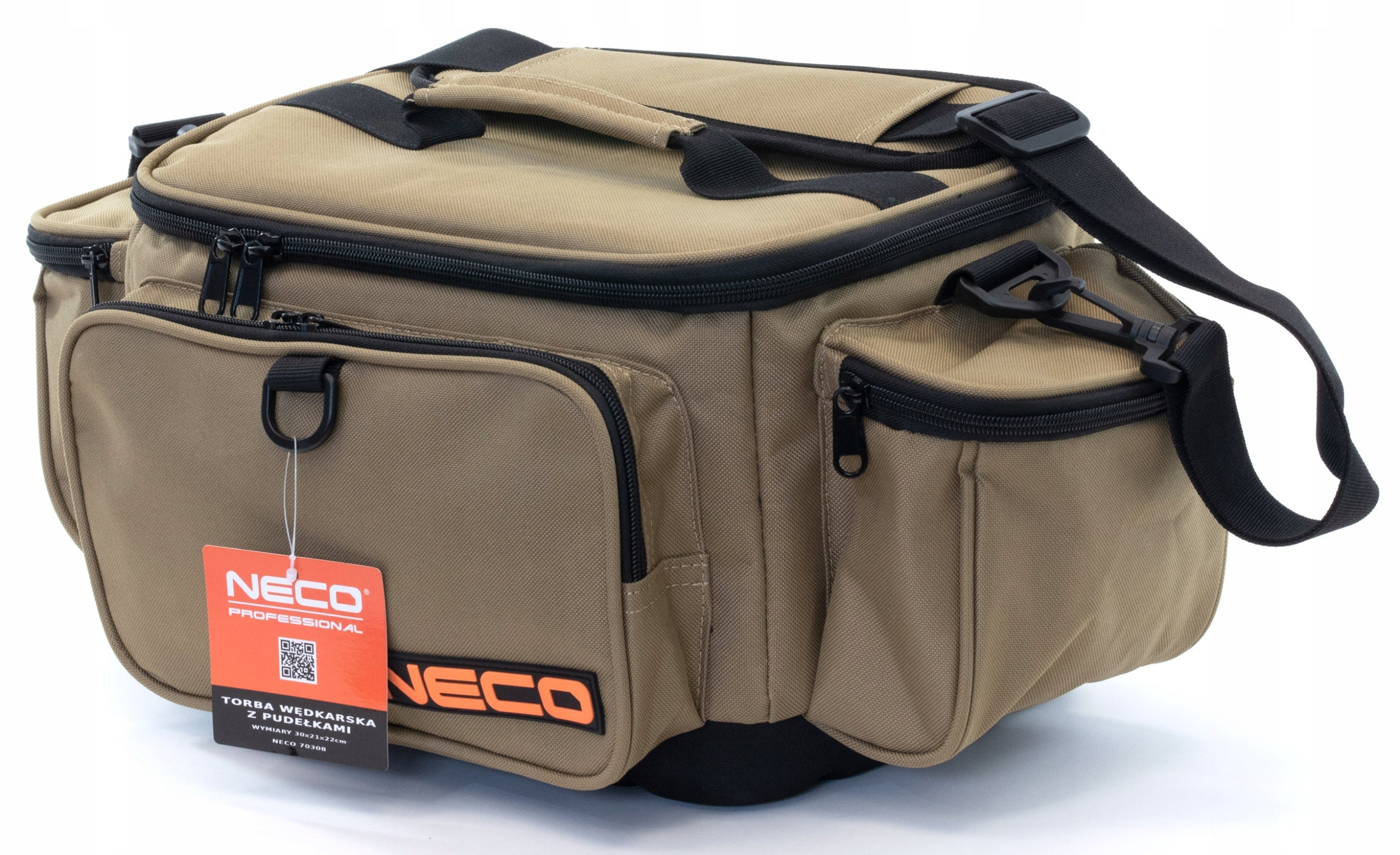 FISHING BAG 4 BOXES RIGID BOTTOM 22X46X25CM Model torba