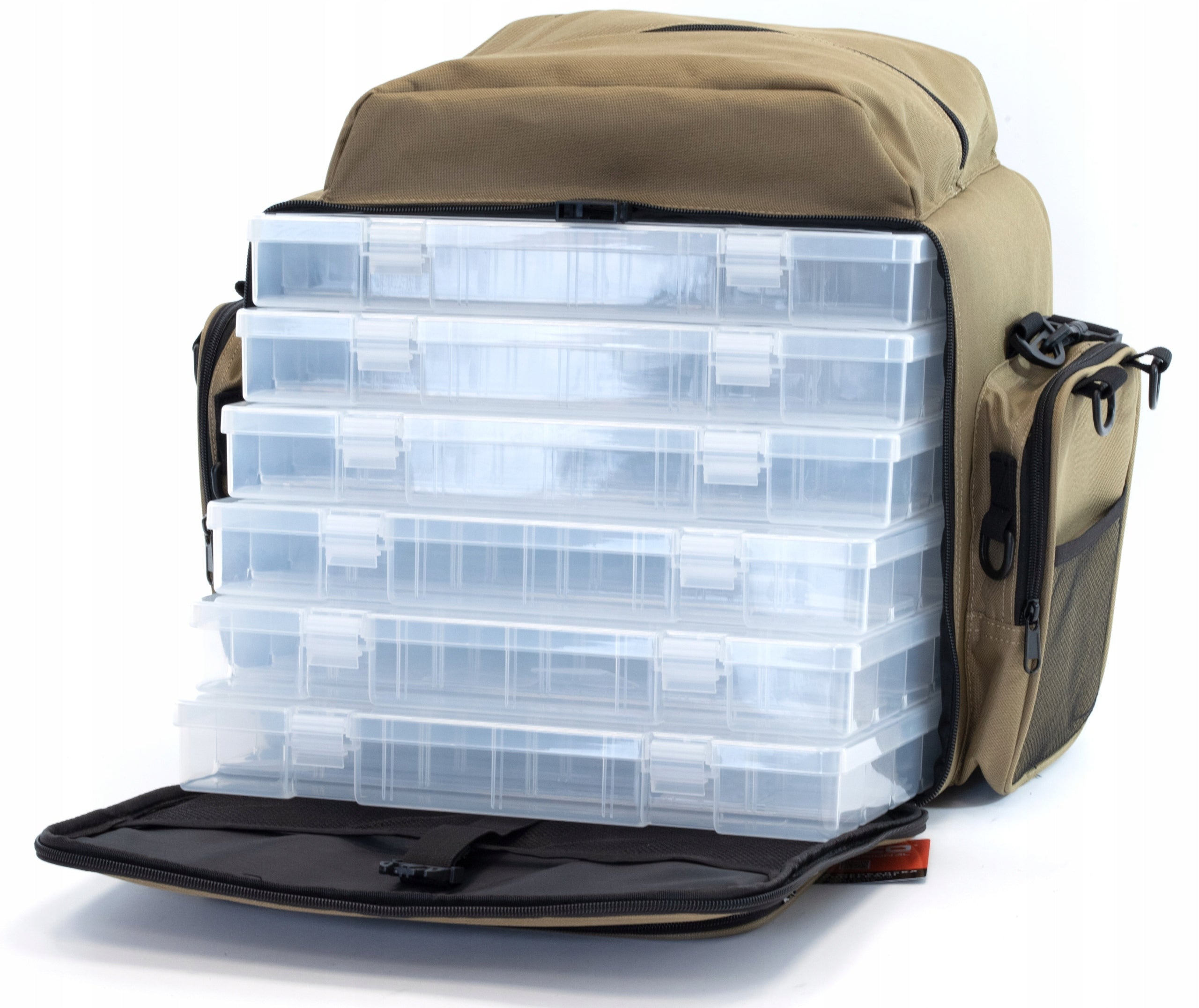 FISHING BAG 6 BOXES RUBBER BOTTOM 38X48X30CM Manufacturer code 703010-NECO