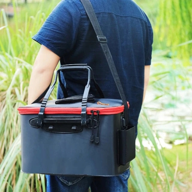 FISHING BAG BUCKET FOR ANGLERS BUCKET CAPACIOUS FOR FISH LID XXL Brand no brand