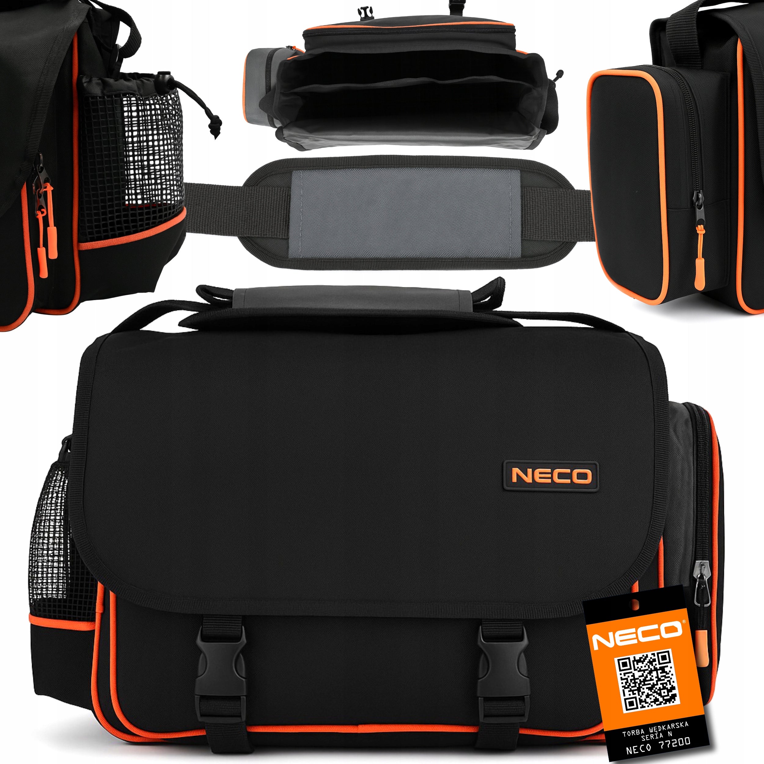 FISHING BAG NECO UNIVERSAL COMFORTABLE DURABLE 49x16x26cm