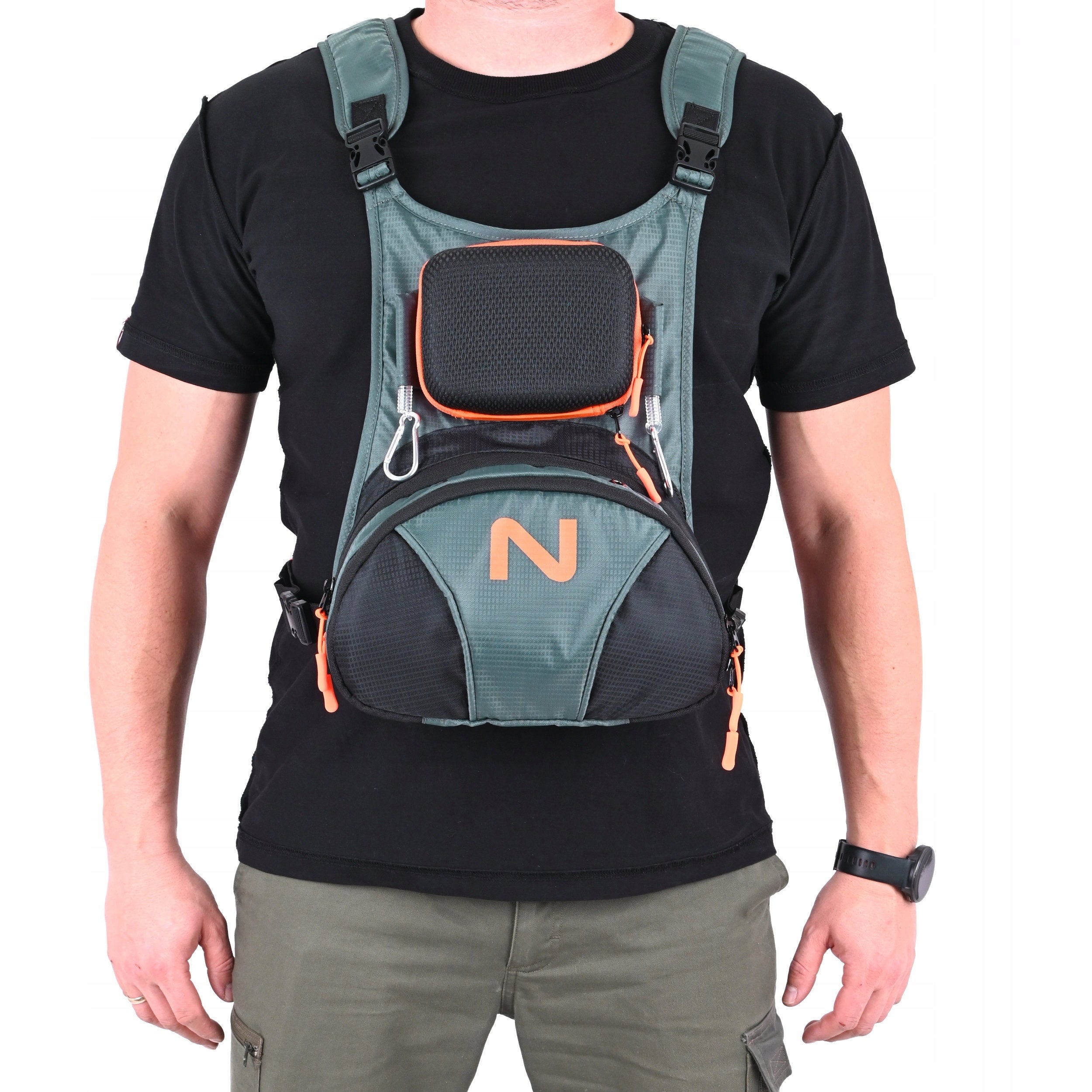 FISHING BAG SPINNING BACKPACK DURABLE ROOMY ORGANIZER GIFT Packaging status original