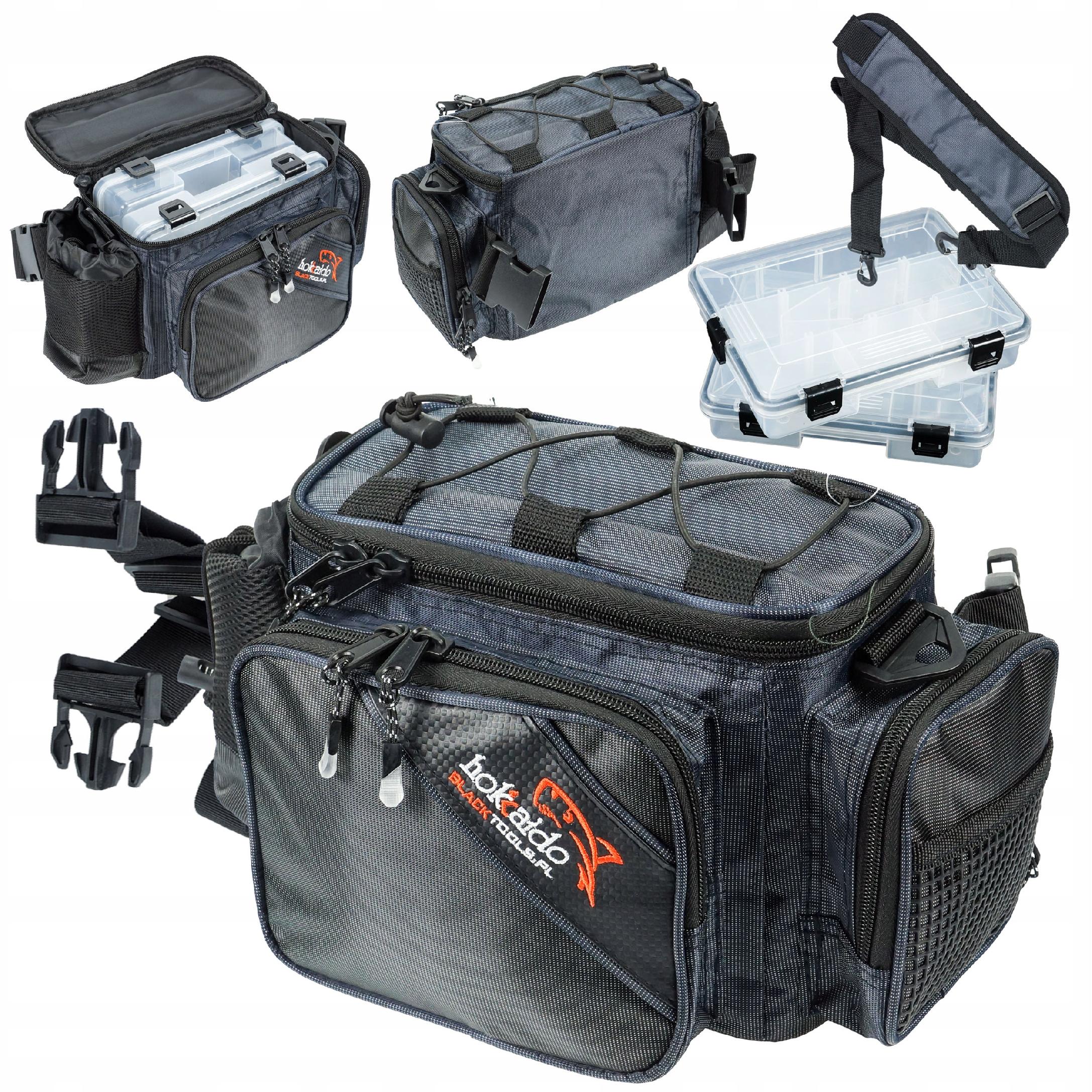 FISHING BAG WITH 2 BOXES HOKKADO 24/12/19-2 PREMIUM BOXES