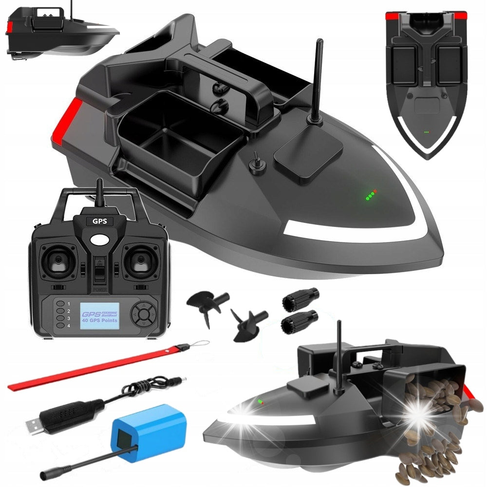 FISHING BAIT BOAT V020 GPS 2XBATTERY 12000MAH