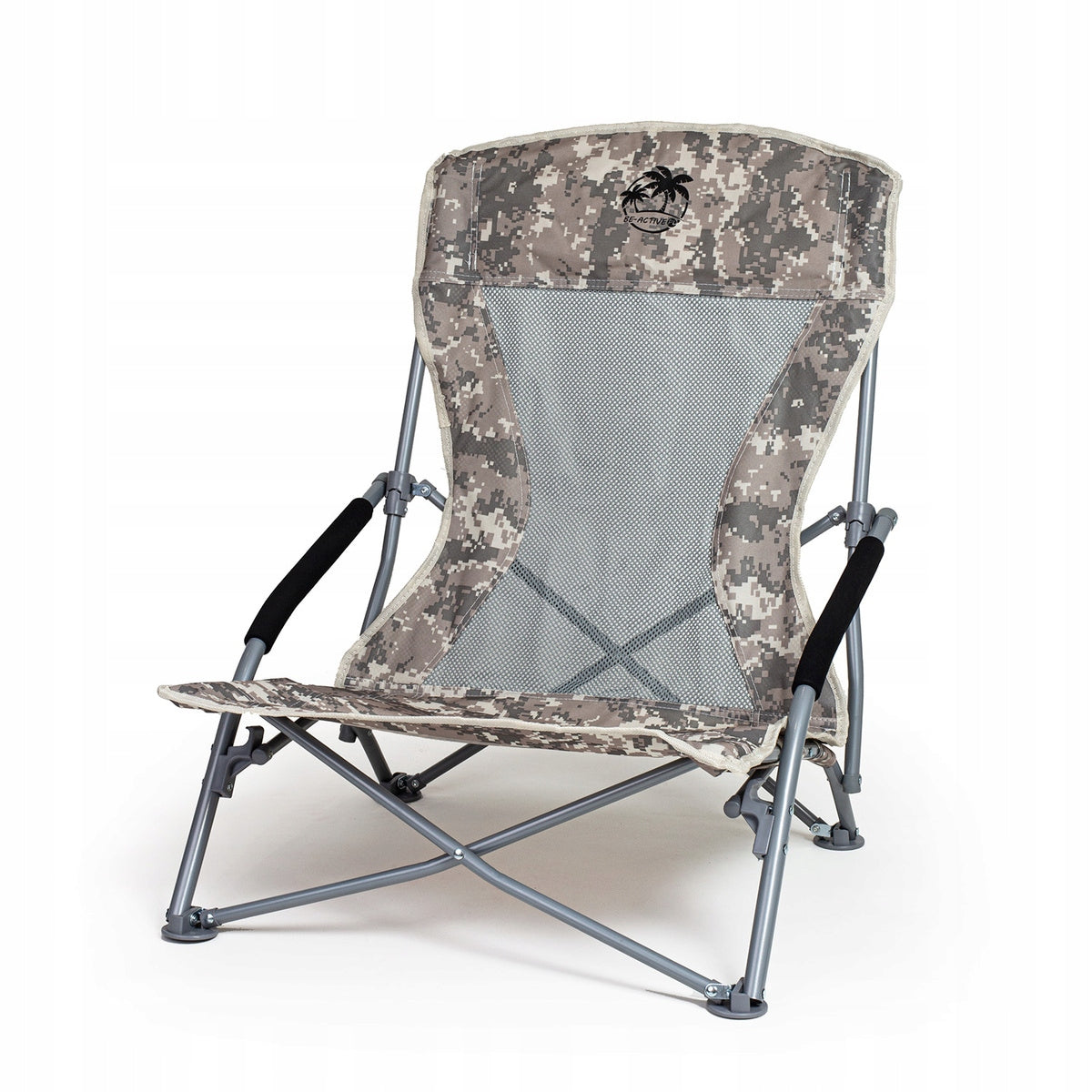 FISHING BEACH HIKING CHAIR FOR FISHING FOLDING CAMO 53 x 70 cm Product weight with unit packaging 2.1 kg