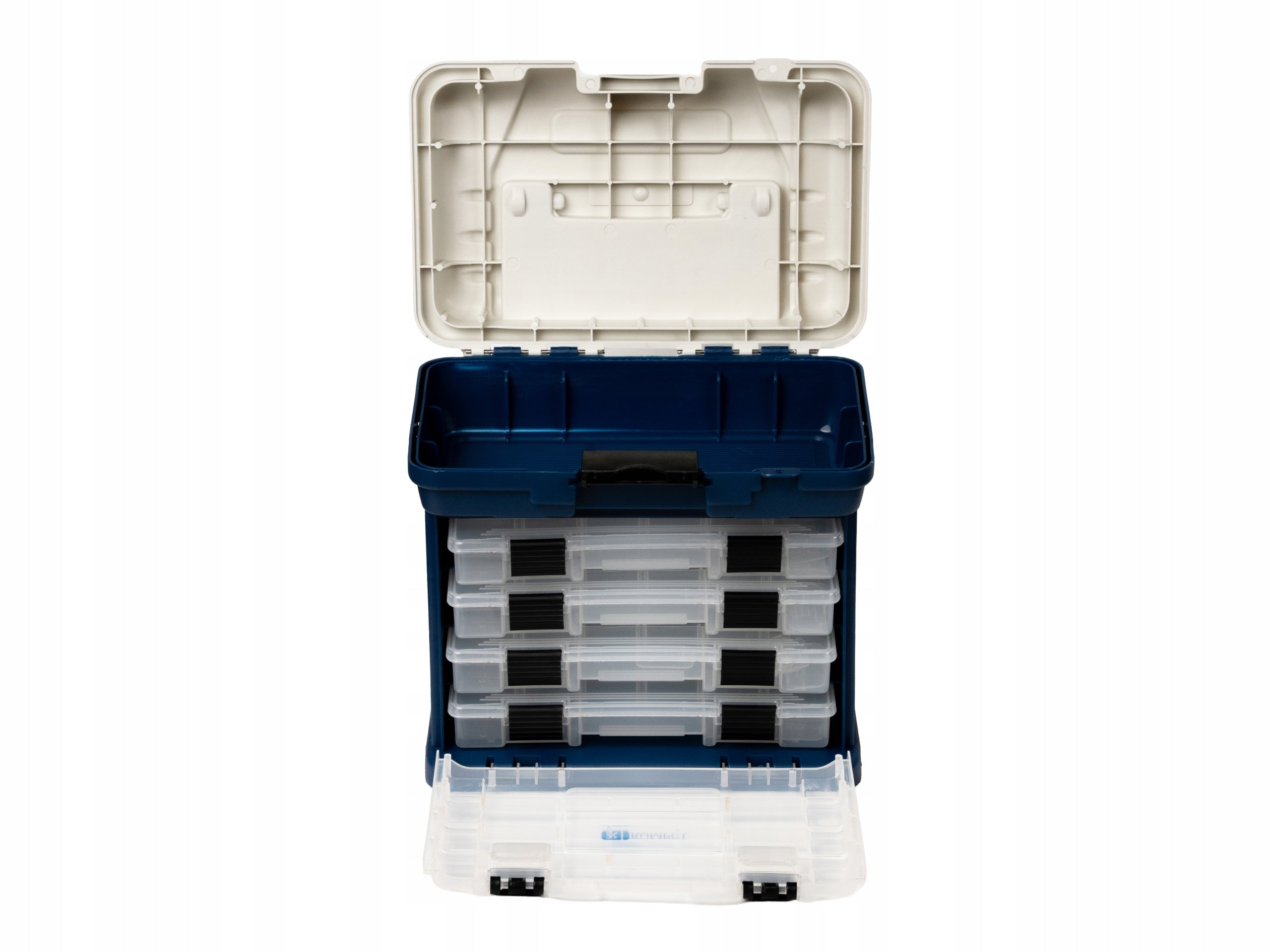 FISHING BOX RUMPOL WITH 4 BOXES STRONG ORGANIZER LARGE ROOMY 350041 Brand Rumpol