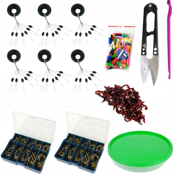 FISHING BOX jaxon + set of 250 accessories FOR GIFT float feeder Model Skrzynka wędkarska + zestaw 250 akcesoriów