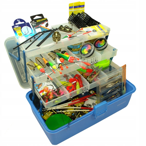 FISHING BOX set of 246 accessories FOR GIFT float ground spinning
