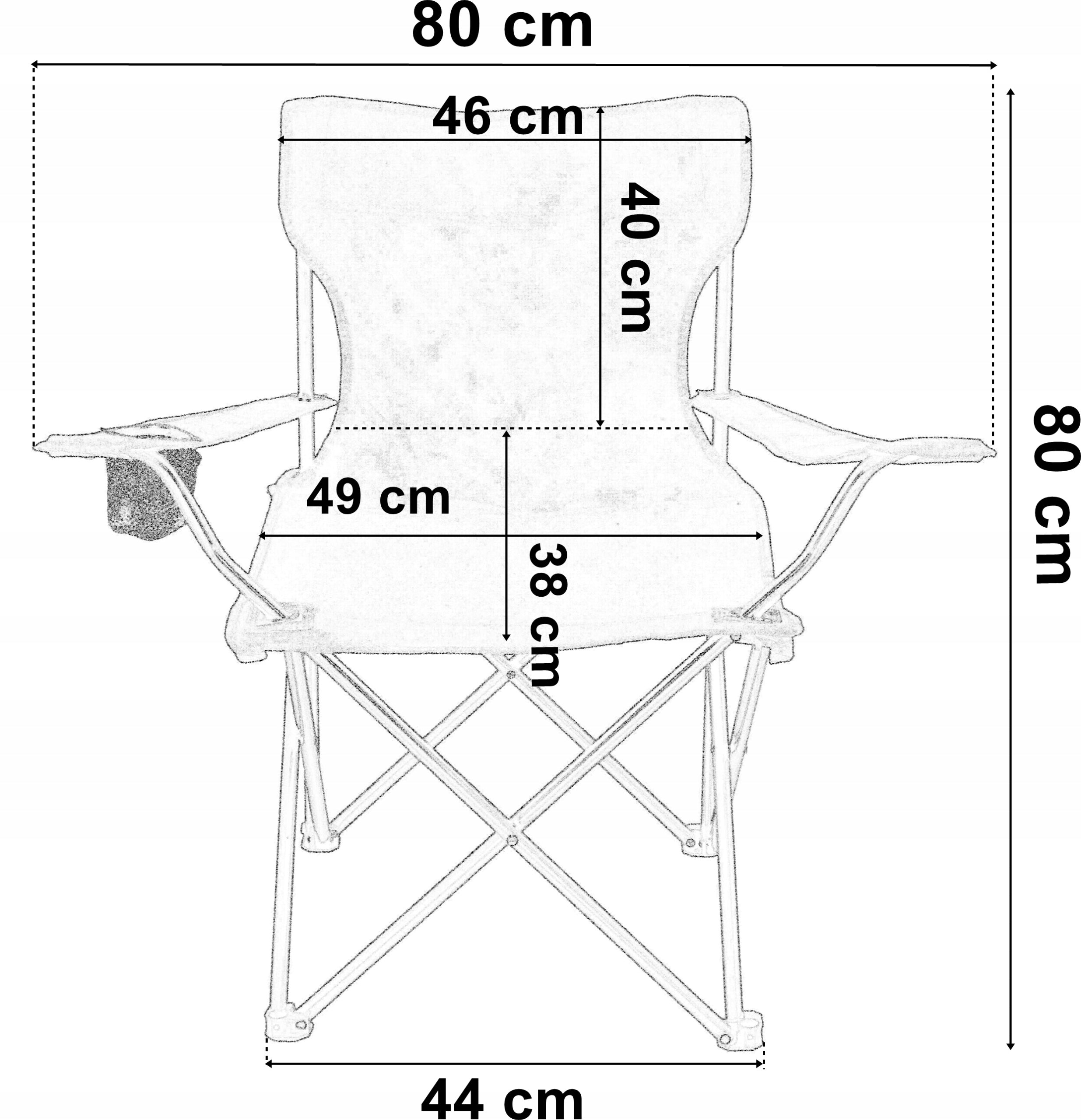 FISHING CHAIR FISHING FOLDING FISHING CHAIR FOR ANGLER GREEN Manufacturer code 064278MG