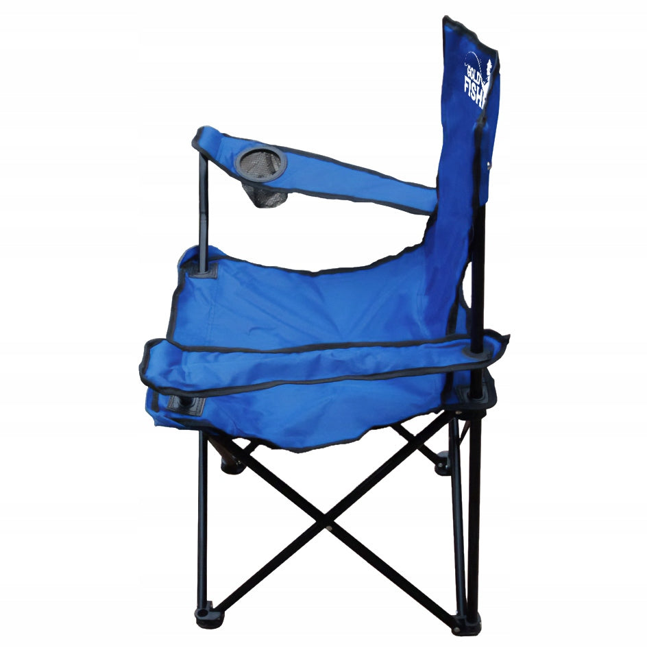 FISHING CHAIR FOLDING FISHING CHAIR WITH HIKING BACKREST FOR FISHING Brand Gold fisher