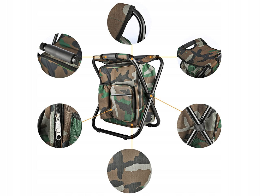 FISHING CHAIR WITH BACKPACK FOLDING BAG 3IN1 Brand Verk Group